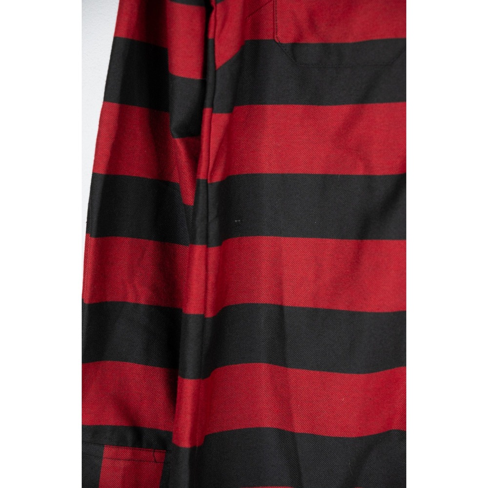 Dixxon Flannel The Cobain Women Small Red Black Stripe Excellent Grunge Shirt - Picture 3 of 7